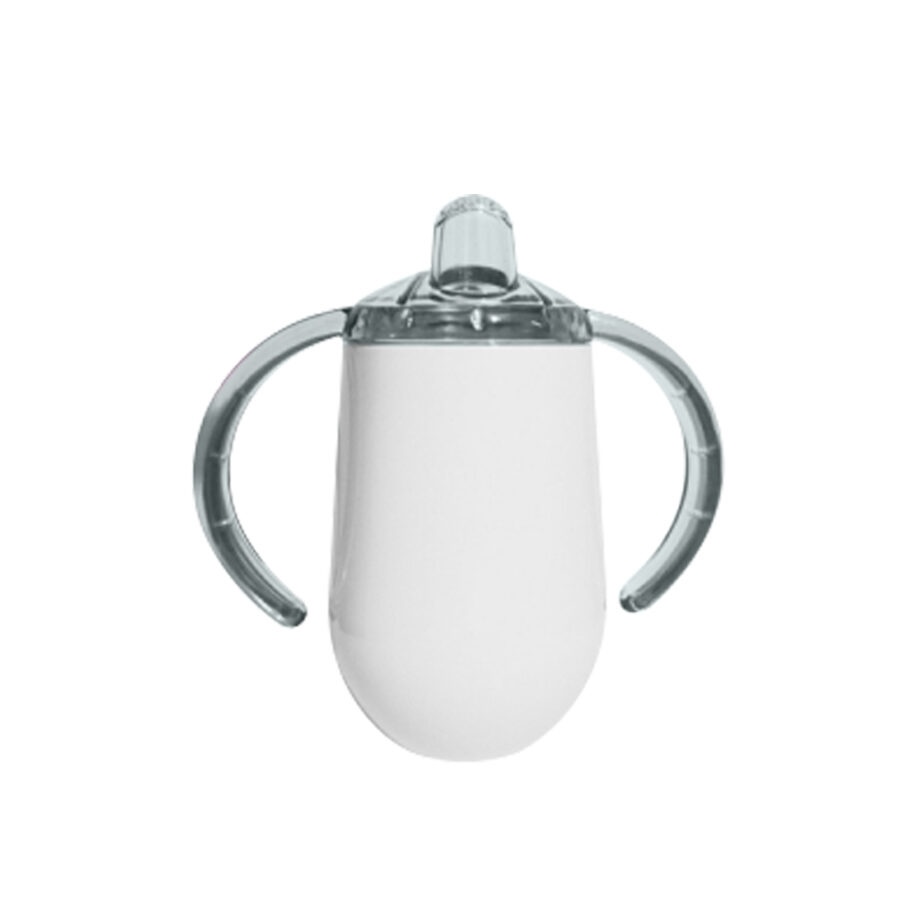 Vaso Entrenador Acero Inoxidable Blanco 10oz