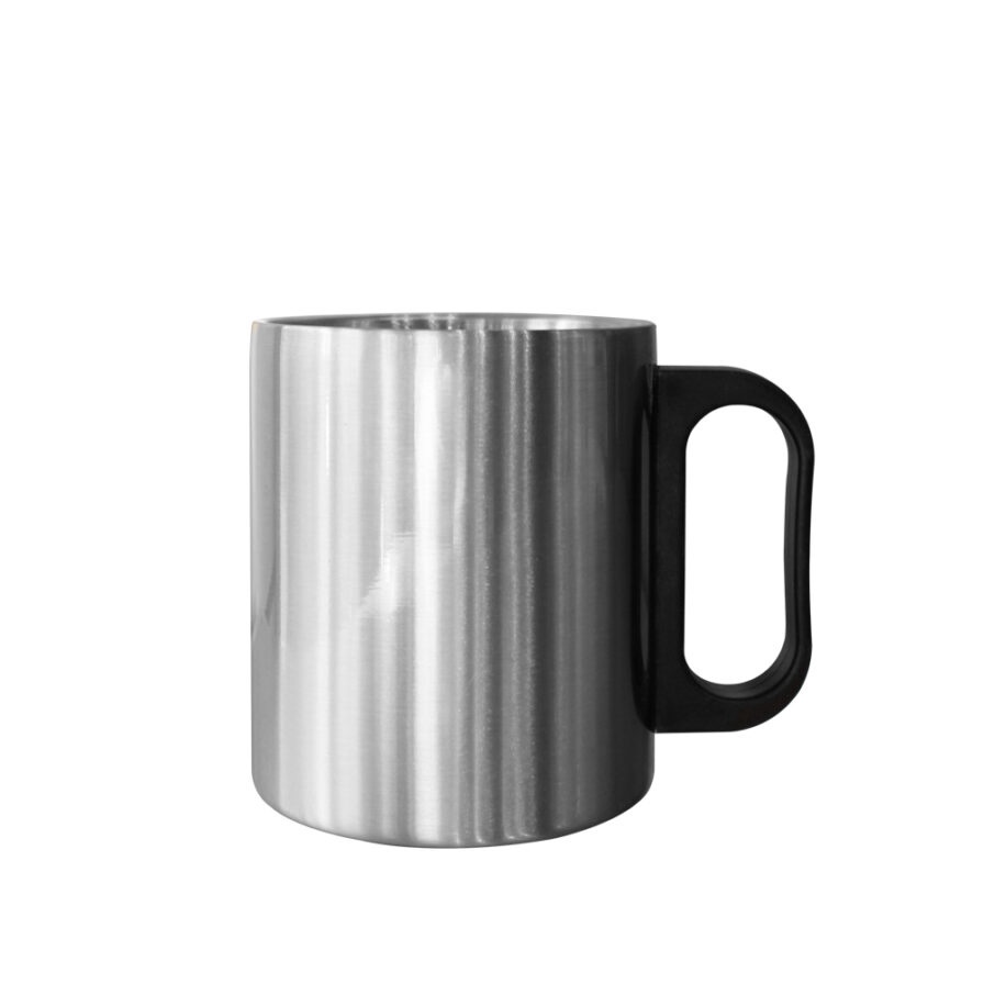 Taza Acero Inoxidable Plata 300ml
