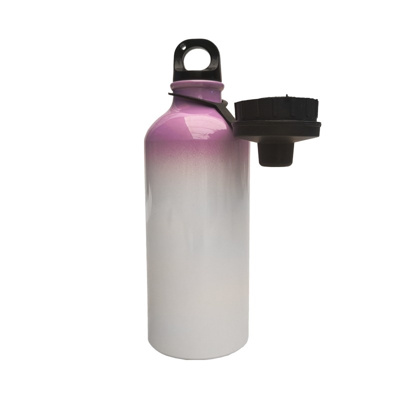 Thermo Aluminio Sencillo Bicolor Blanco/Lila Pastel 600ml