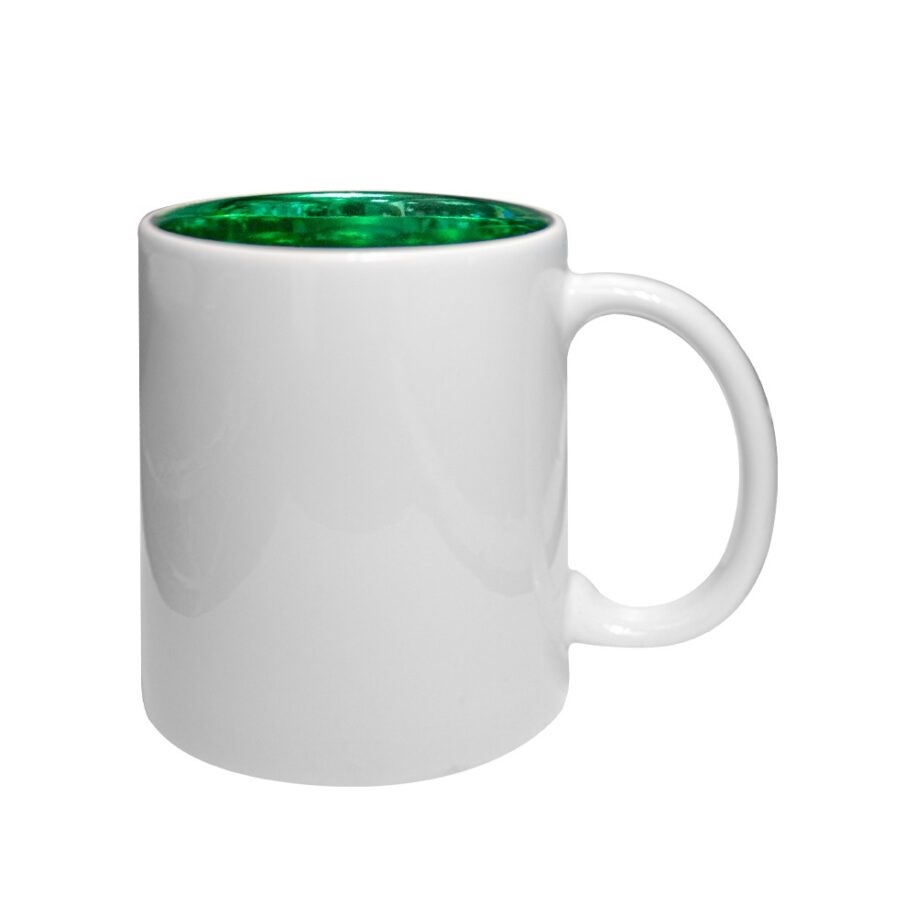 Taza interior espejo verde 11oz