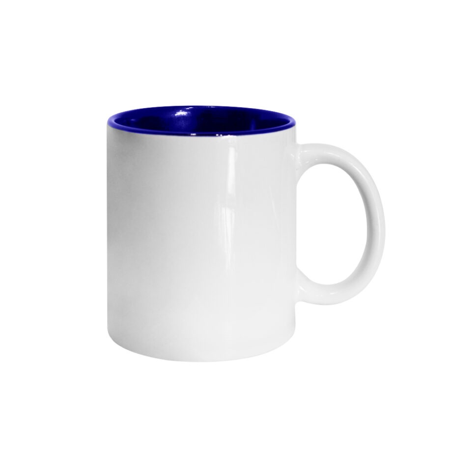 Taza Interior Azul Cobalto 11oz