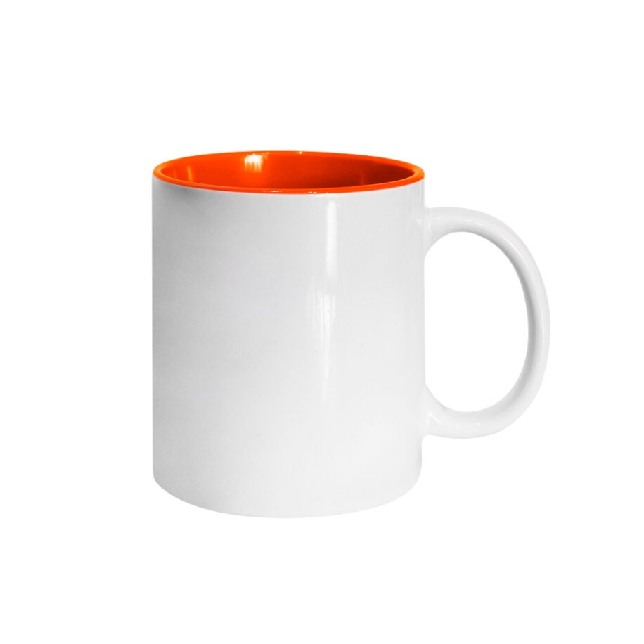 Taza Interior Naranja 11oz
