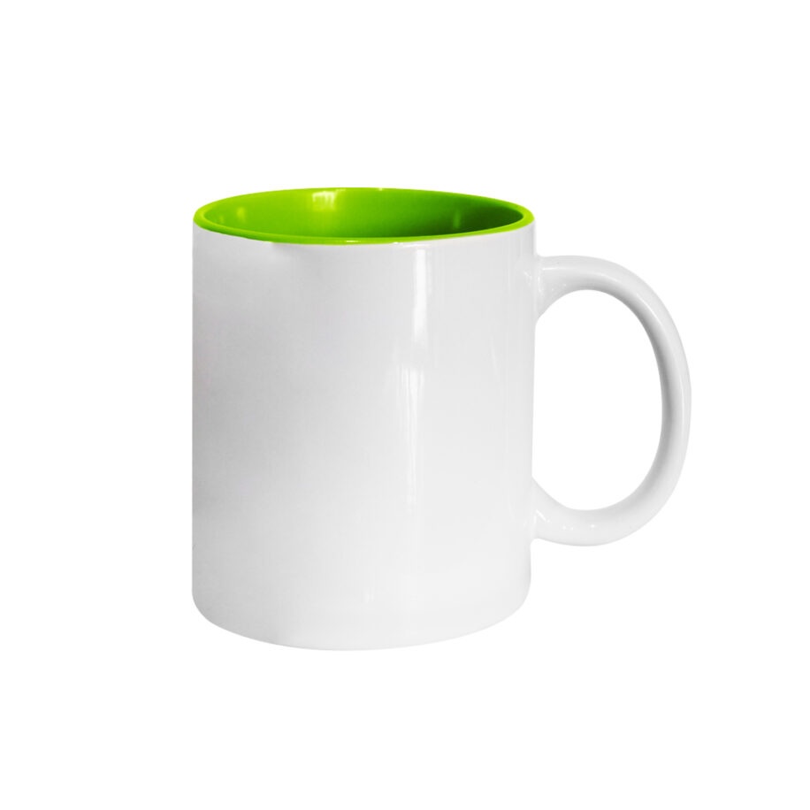 Taza Interior Verde Limón 11oz