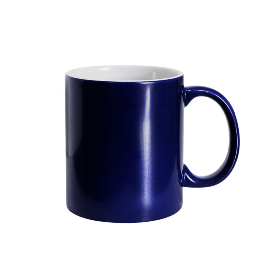 Taza Mágica Brillante Azul 11oz