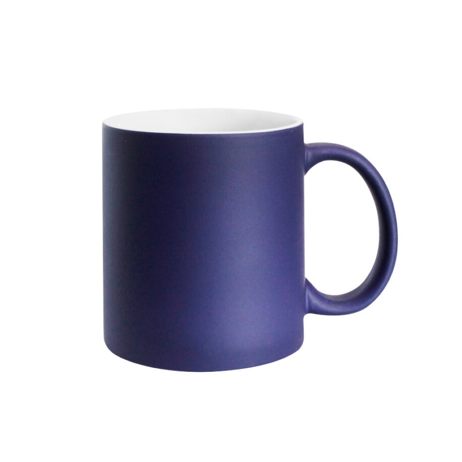 Taza Mágica Mate Azul 11oz