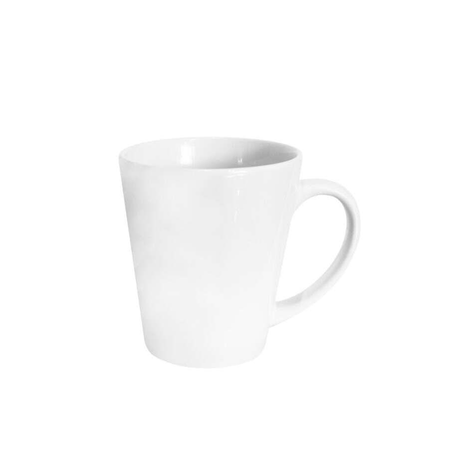 Taza Cónica Blanca 12oz