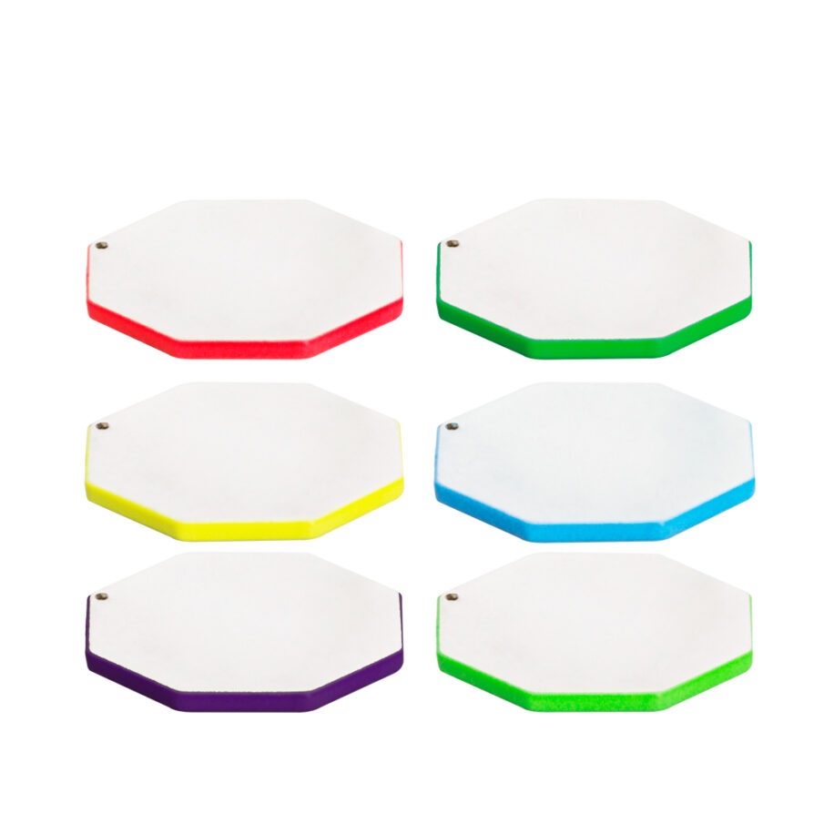 Llavero De Polímero Octagon (39mm)