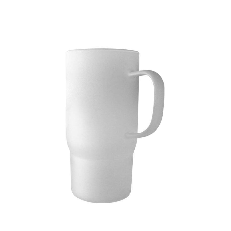 TARRO DE VIDRIO SATINADO PARA AUTO NATURAL 900ML