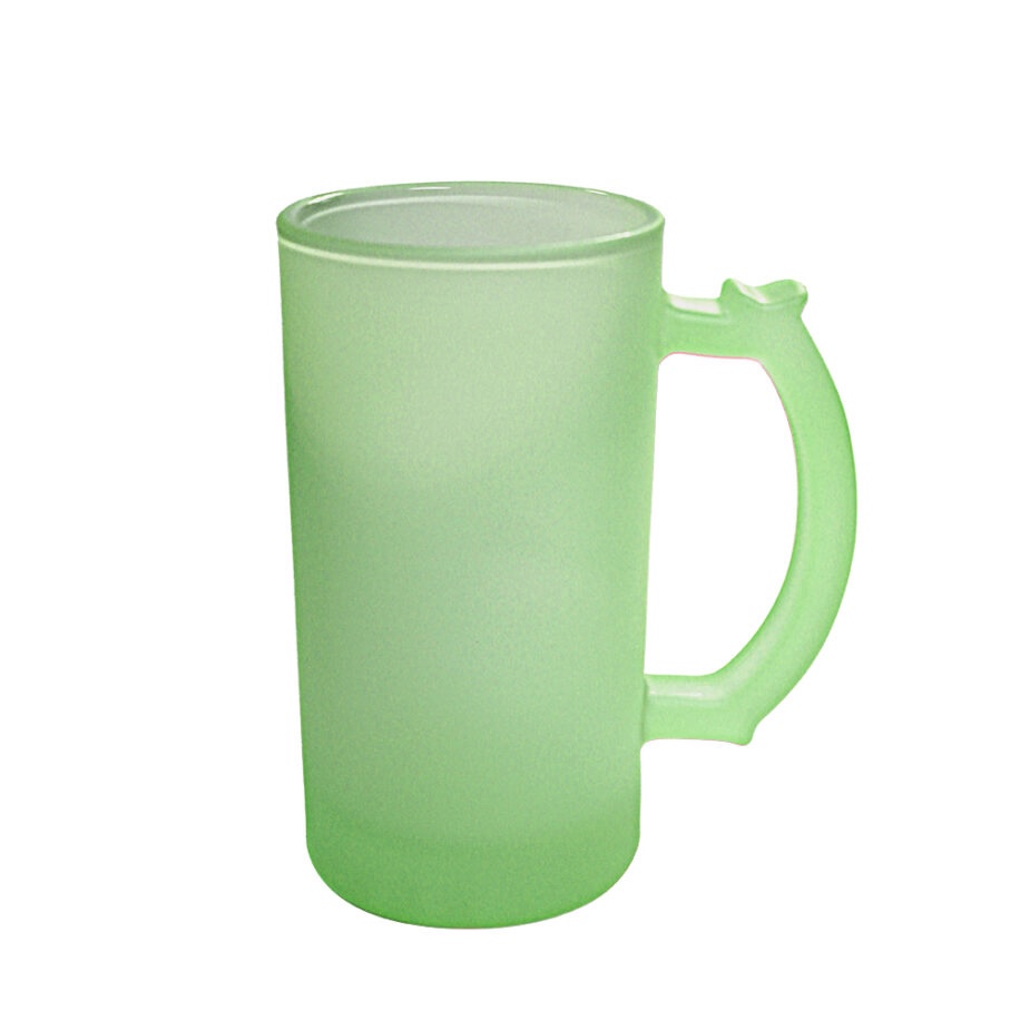 Tarro Mágico De Vidrio Satinado Verde 16oz